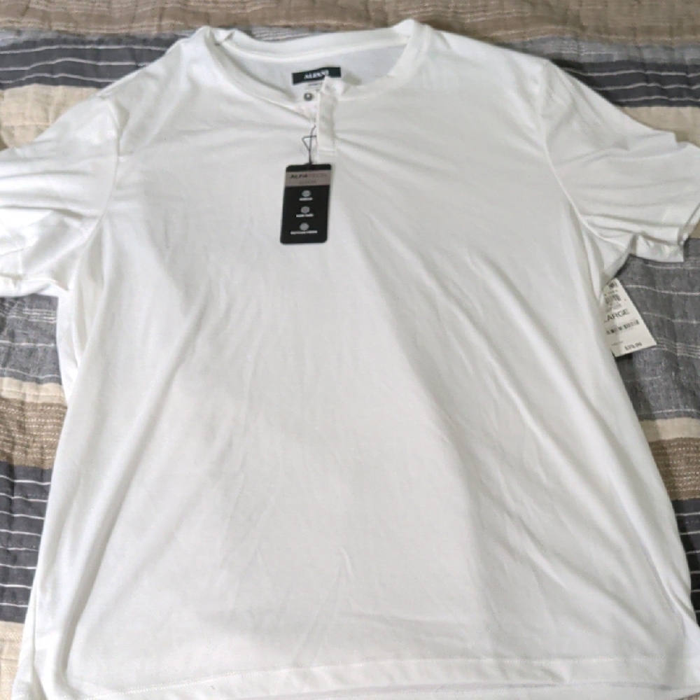 Alfani Men's Classic White Polo Shirt